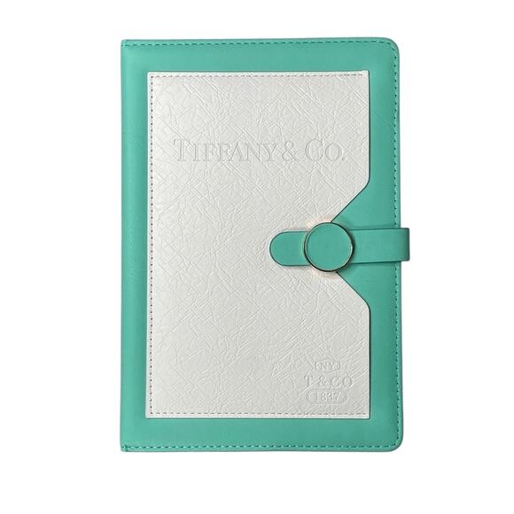 NEW Tiffany & Co Blue and White Notebook Journal Magnetic Closure - Picture 1 of 10